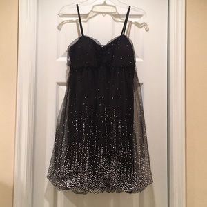 Carolina Girl Black and White Bubble Dress